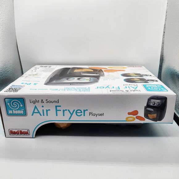 NIB Red Box In Home Light and Sound Air Fryer Playset 5 pieces Battery Operated - Picture 3 of 6